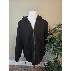 Sahara Club Hoodie Sz L Black